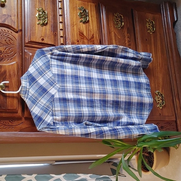 🌻Women's Levis Plaid Western Pearl Snap Button Down Shirt - Picture 6 of 8